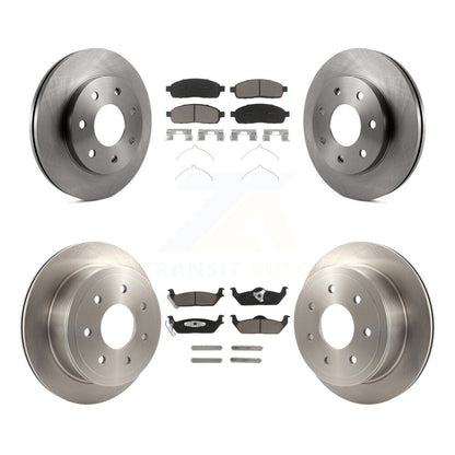 [Avant + Arrière] Kit de Disque et plaquette (céramique) de frein pour Ford F-150 Lincoln Mark LT 4WD K8C-100797
