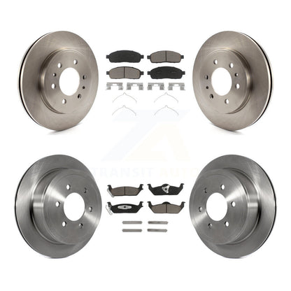 [Avant + Arrière] Kit de Disque et plaquette (céramique) de frein pour 2009 Ford F-150 avec 6 Lug Wheels K8C-100800