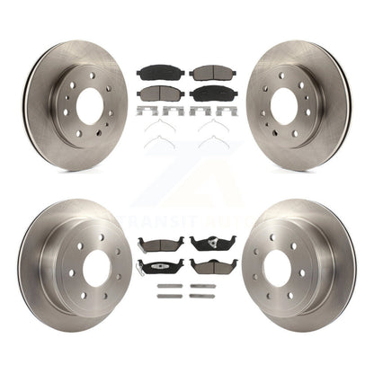 [Avant + Arrière] Kit de Disque et plaquette (céramique) de frein pour 2009 Ford F-150 avec 7 Lug Wheels K8C-100801