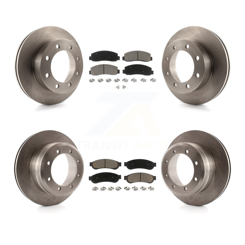 [Avant + Arrière] Kit de Disque et plaquette (céramique) de frein pour Ford F-350 Super Duty F-450 K8C-100802
