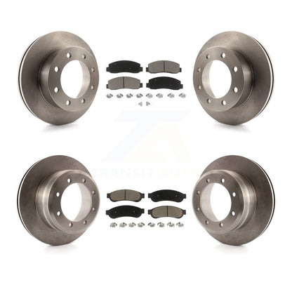 [Avant + Arrière] Kit de Disque et plaquette (céramique) de frein pour Ford F-350 Super Duty F-450 K8C-100802