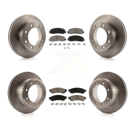 [Avant + Arrière] Kit de Disque et plaquette (céramique) de frein pour Ford F-350 Super Duty F-450 K8C-100802