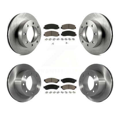 [Avant + Arrière] Kit de Disque et plaquette (céramique) de frein pour Ford F-250 Super Duty F-350 4WD K8C-100803