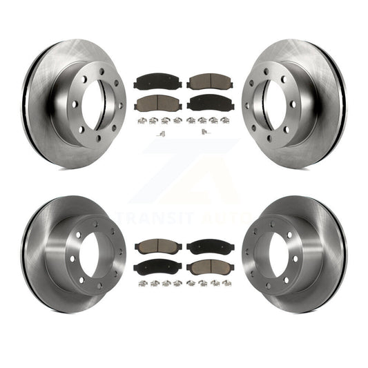[Avant + Arrière] Kit de Disque et plaquette (céramique) de frein pour Ford F-250 Super Duty F-350 4WD K8C-100803