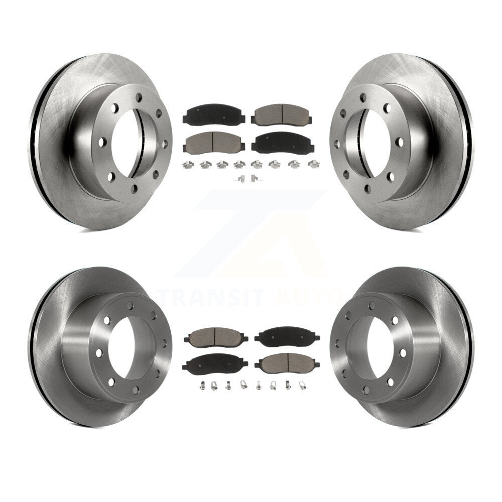 [Avant + Arrière] Kit de Disque et plaquette (céramique) de frein pour Ford F-250 Super Duty F-350 K8C-100804