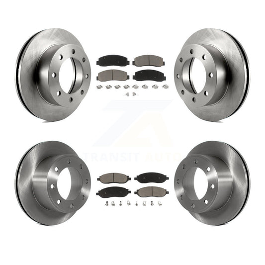 [Avant + Arrière] Kit de Disque et plaquette (céramique) de frein pour Ford F-250 Super Duty F-350 K8C-100804