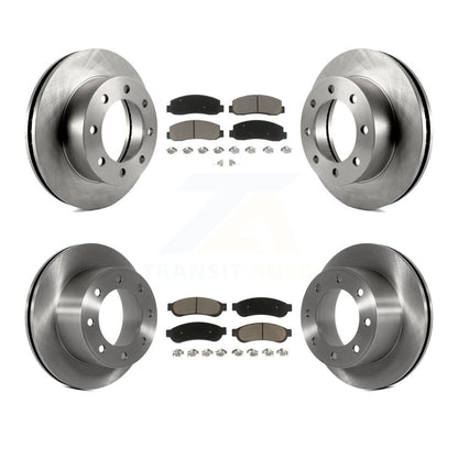 [Avant + Arrière] Kit de Disque et plaquette (céramique) de frein pour 2008-2009 Ford F-250 Super Duty 4WD K8C-100806