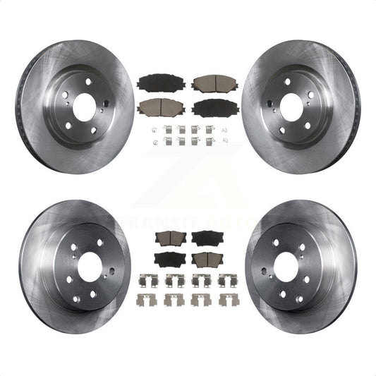[Avant + Arrière] Kit de Disque et plaquette (céramique) de frein pour Toyota RAV4 K8C-100811 par Transit Auto
