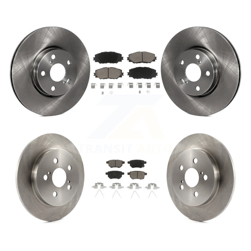 [Avant + Arrière] Kit de Disque et plaquette (céramique) de frein pour Toyota Corolla Matrix Pontiac Vibe K8C-100813
