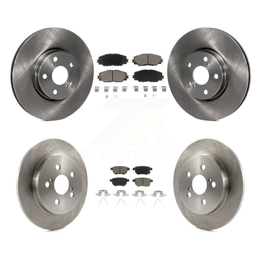 [Avant + Arrière] Kit de Disque et plaquette (céramique) de frein pour Toyota Corolla Matrix Pontiac Vibe K8C-100813