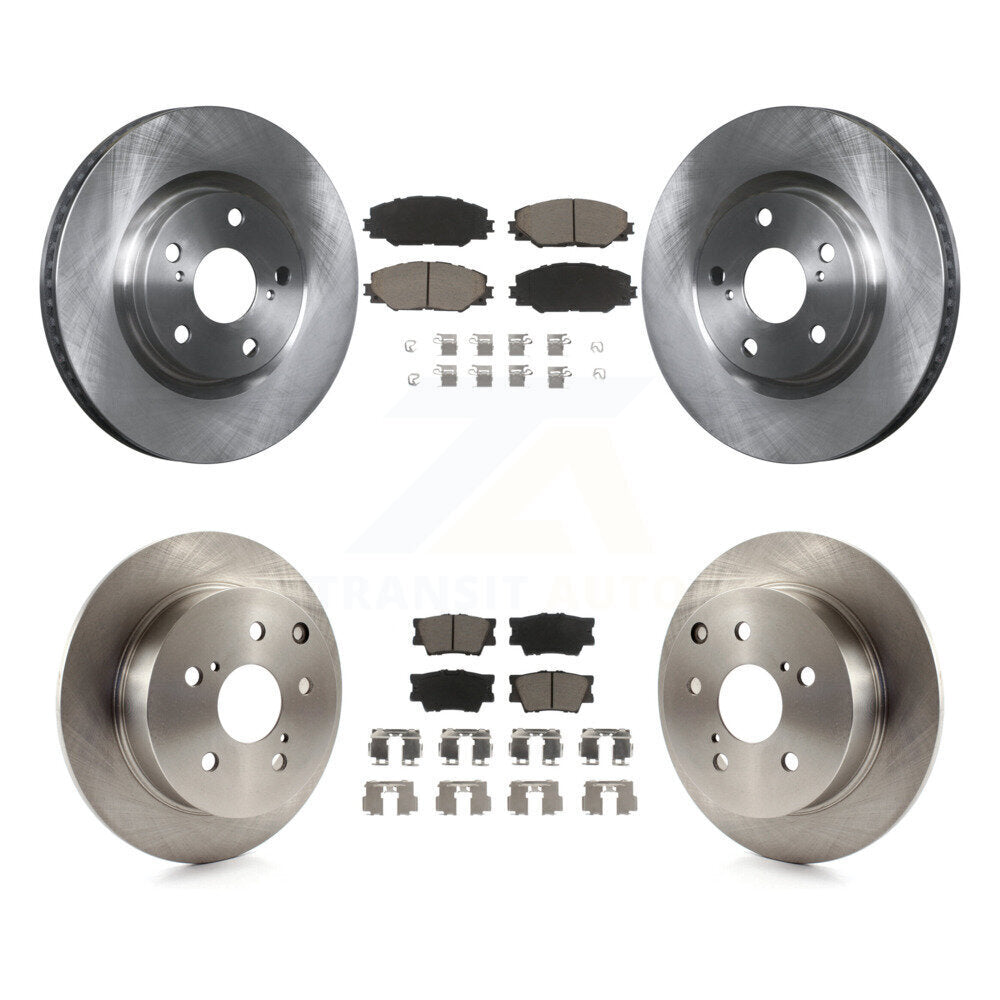 [Avant + Arrière] Kit de Disque et plaquette (céramique) de frein pour Toyota Matrix Pontiac Vibe K8C-100814