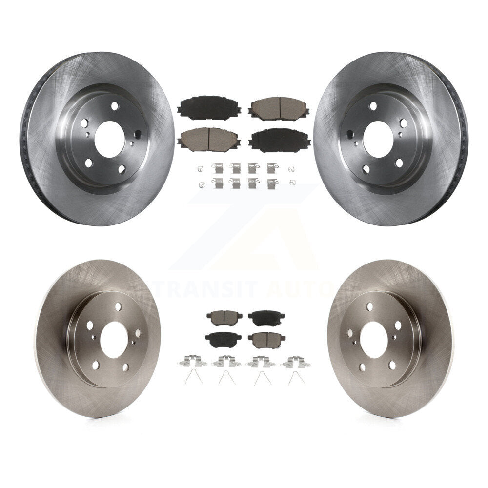 [Avant + Arrière] Kit de Disque et plaquette (céramique) de frein pour Toyota Matrix Pontiac Vibe Corolla iM Scion K8C-100815