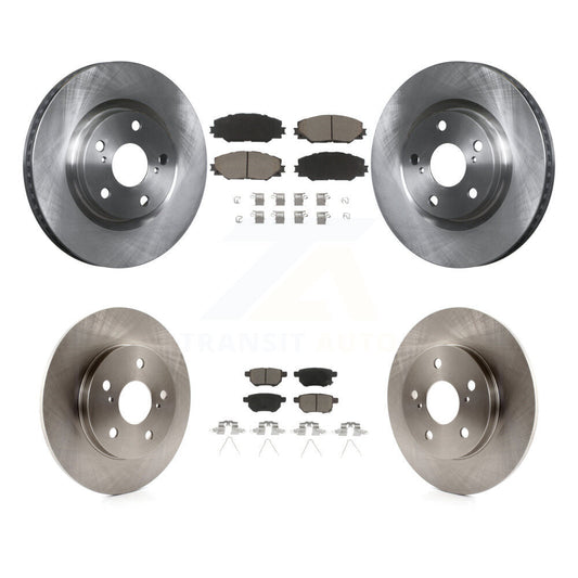 [Avant + Arrière] Kit de Disque et plaquette (céramique) de frein pour Toyota Matrix Pontiac Vibe Corolla iM Scion K8C-100815