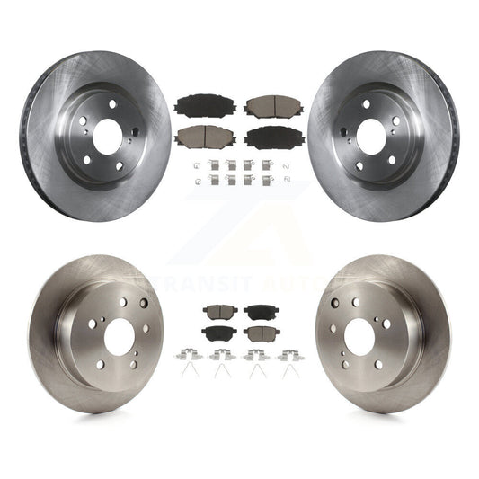 [Avant + Arrière] Kit de Disque et plaquette (céramique) de frein pour 2010 Toyota Matrix XRS K8C-100816