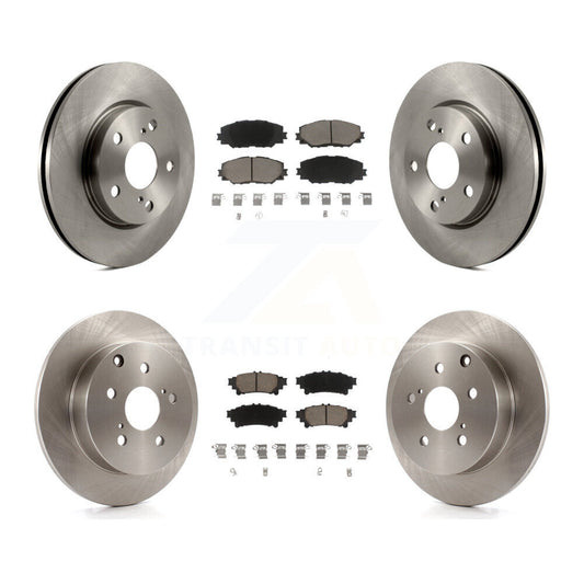 [Avant + Arrière] Kit de Disque et plaquette (céramique) de frein pour 2012-2018 Toyota Prius V K8C-100817