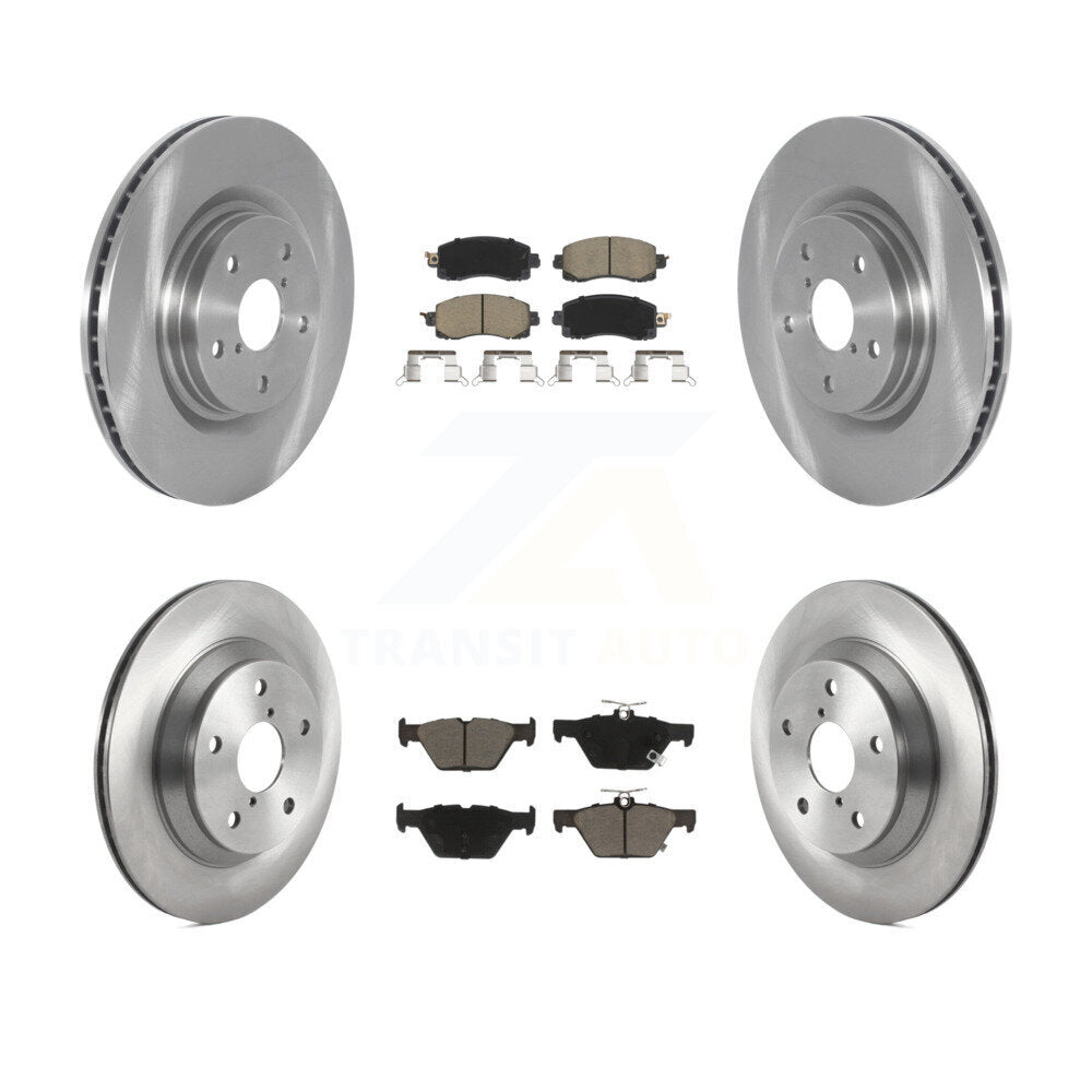 [Avant + Arrière] Kit de Disque et plaquette (céramique) de frein pour 2019-2021 Subaru Forester avec 316mm Diameter Rotor K8C-100822