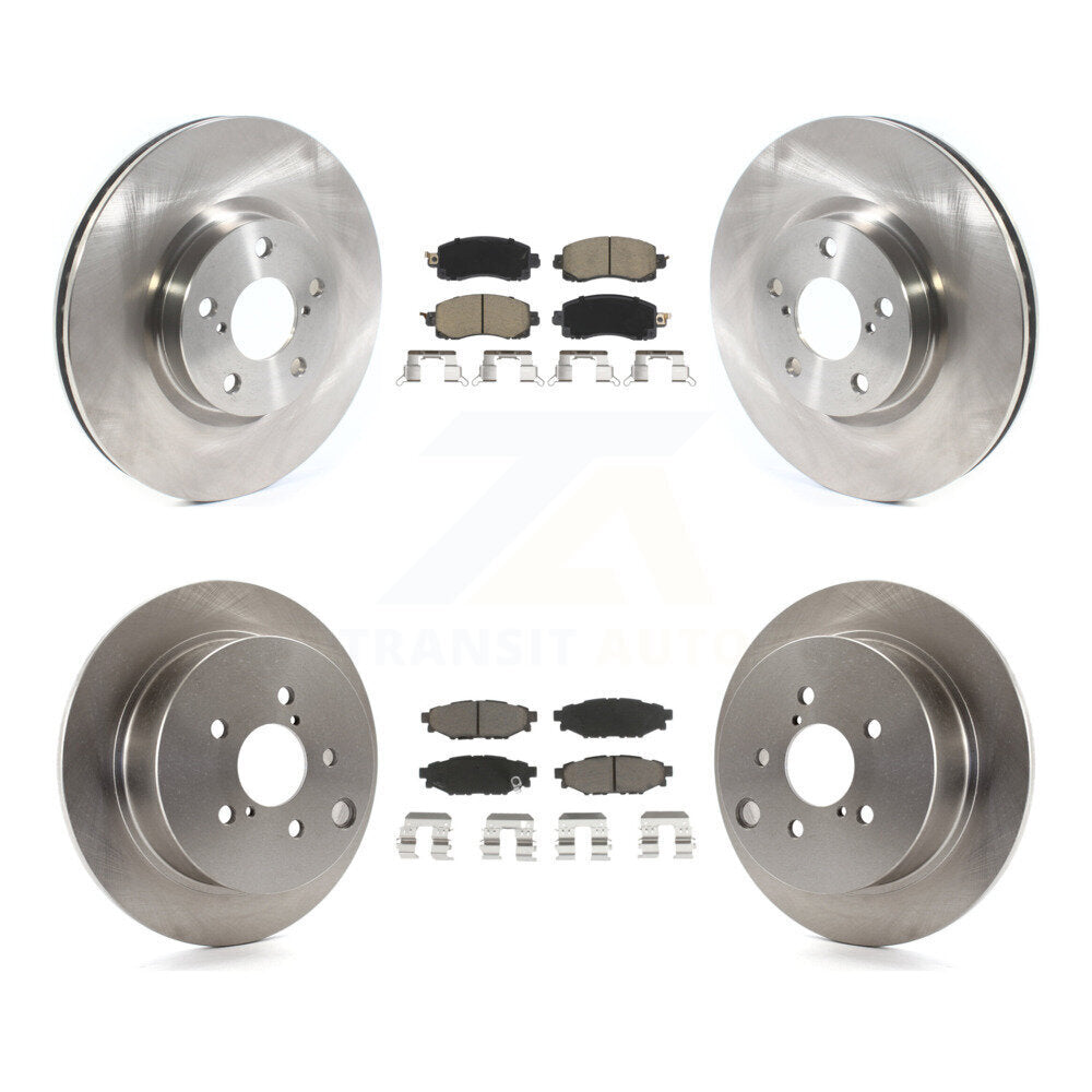[Avant + Arrière] Kit de Disque et plaquette (céramique) de frein pour 2017-2021 Subaru Impreza avec 276mm Diameter Rotor K8C-100823