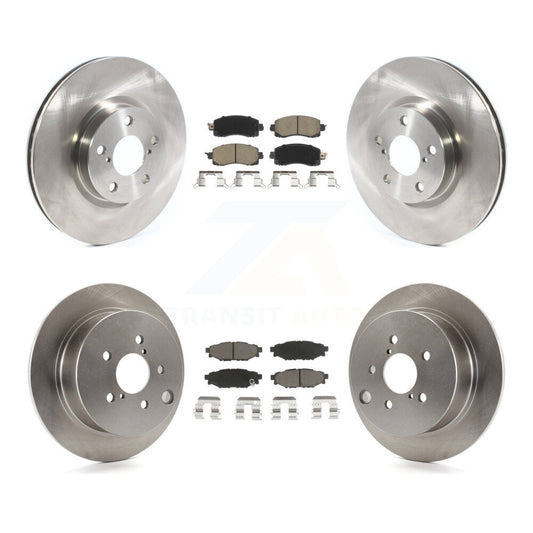 [Avant + Arrière] Kit de Disque et plaquette (céramique) de frein pour 2017-2021 Subaru Impreza avec 276mm Diameter Rotor K8C-100823
