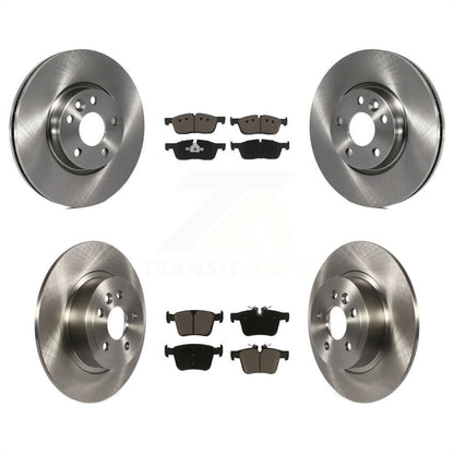 [Avant + Arrière] Kit de Disque et plaquette (céramique) de frein pour 2016-2017 Land Rover Range Evoque avec 300mm Diameter Rotor K8C-100826 par Transit Auto