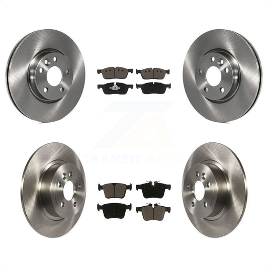 [Avant + Arrière] Kit de Disque et plaquette (céramique) de frein pour 2016-2017 Land Rover Range Evoque avec 300mm Diameter Rotor K8C-100826 par Transit Auto
