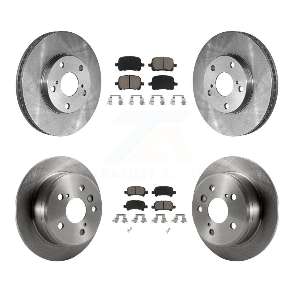 [Avant + Arrière] Kit de Disque et plaquette (céramique) de frein pour Toyota Camry Solara K8C-100834