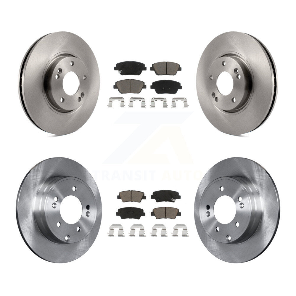 [Avant + Arrière] Kit de Disque et plaquette (céramique) de frein pour Hyundai Sonata Kia Optima K8C-100835