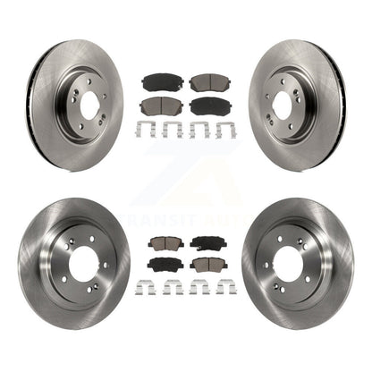 [Avant + Arrière] Kit de Disque et plaquette (céramique) de frein pour Hyundai Sonata Kia Cadenza avec Electric Parking K8C-100839