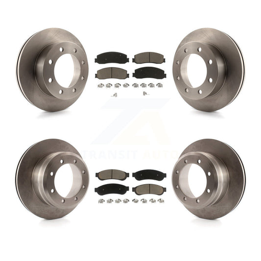 [Avant + Arrière] Kit de Disque et plaquette (céramique) de frein pour Ford F-350 Super Duty F-450 K8C-100845