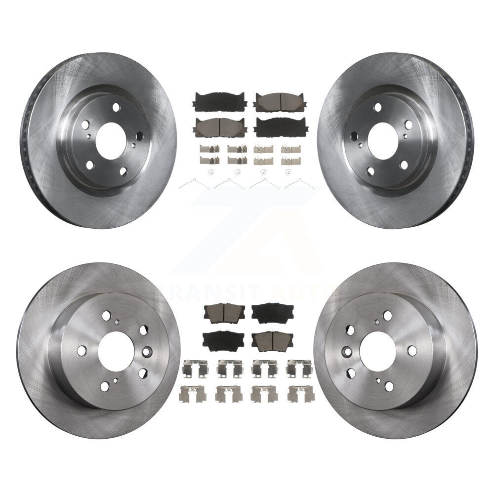 [Avant + Arrière] Kit de Disque et plaquette (céramique) de frein pour Toyota Camry Lexus ES350 Avalon ES300h K8C-100849