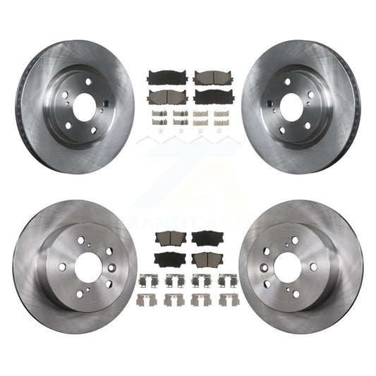 [Avant + Arrière] Kit de Disque et plaquette (céramique) de frein pour Toyota Camry Lexus ES350 Avalon ES300h K8C-100849