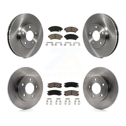 [Avant + Arrière] Kit de Disque et plaquette (céramique) de frein pour Cadillac DeVille Buick Park Avenue Eldorado Oldsmobile Aurora Riviera Seville K8C-100851