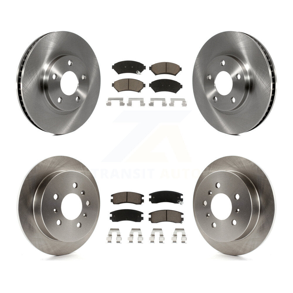 [Avant + Arrière] Kit de Disque et plaquette (céramique) de frein pour Chevrolet Impala Monte Carlo Oldsmobile Intrigue K8C-100852