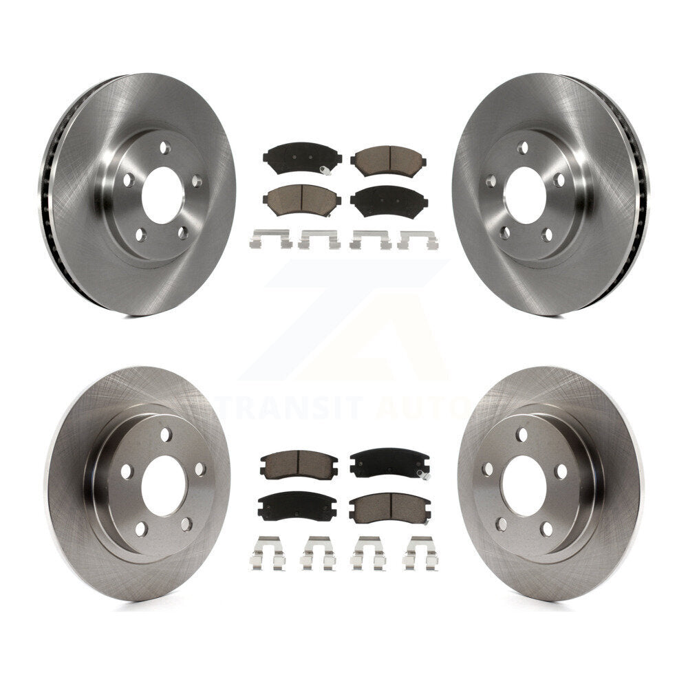 [Avant + Arrière] Kit de Disque et plaquette (céramique) de frein pour Buick LeSabre Park Avenue Pontiac Bonneville Oldsmobile Aurora Cadillac Eldorado K8C-100853