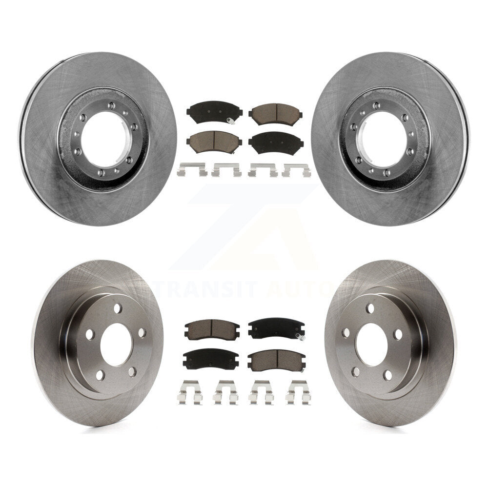 [Avant + Arrière] Kit de Disque et plaquette (céramique) de frein pour 2000-2005 Buick LeSabre Pontiac Bonneville K8C-100854