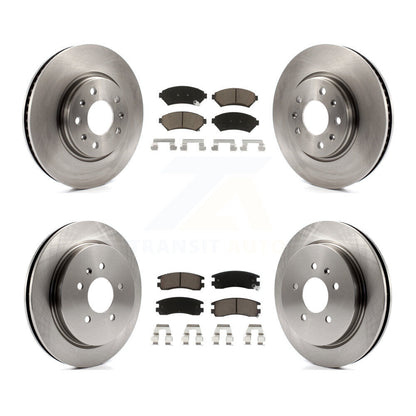 [Avant + Arrière] Kit de Disque et plaquette (céramique) de frein pour 2003-2004 Cadillac Seville avec Vented Rotor K8C-100856