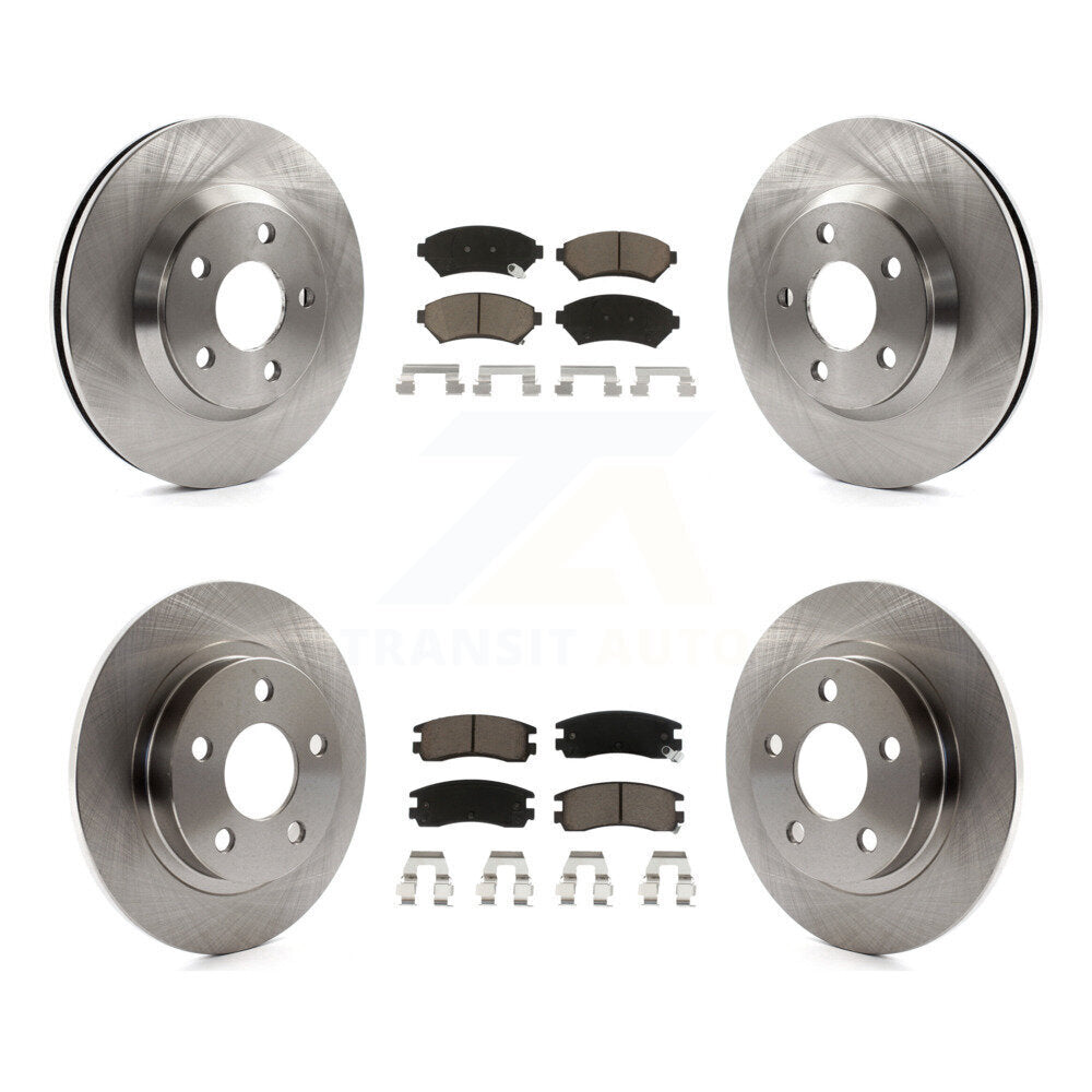 [Avant + Arrière] Kit de Disque et plaquette (céramique) de frein pour 2005 Buick LeSabre Pontiac Bonneville Park Avenue K8C-100858