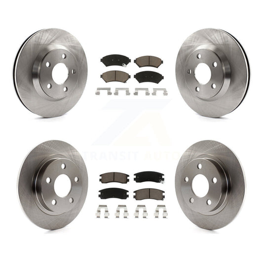 [Avant + Arrière] Kit de Disque et plaquette (céramique) de frein pour 2005 Buick LeSabre Pontiac Bonneville Park Avenue K8C-100858