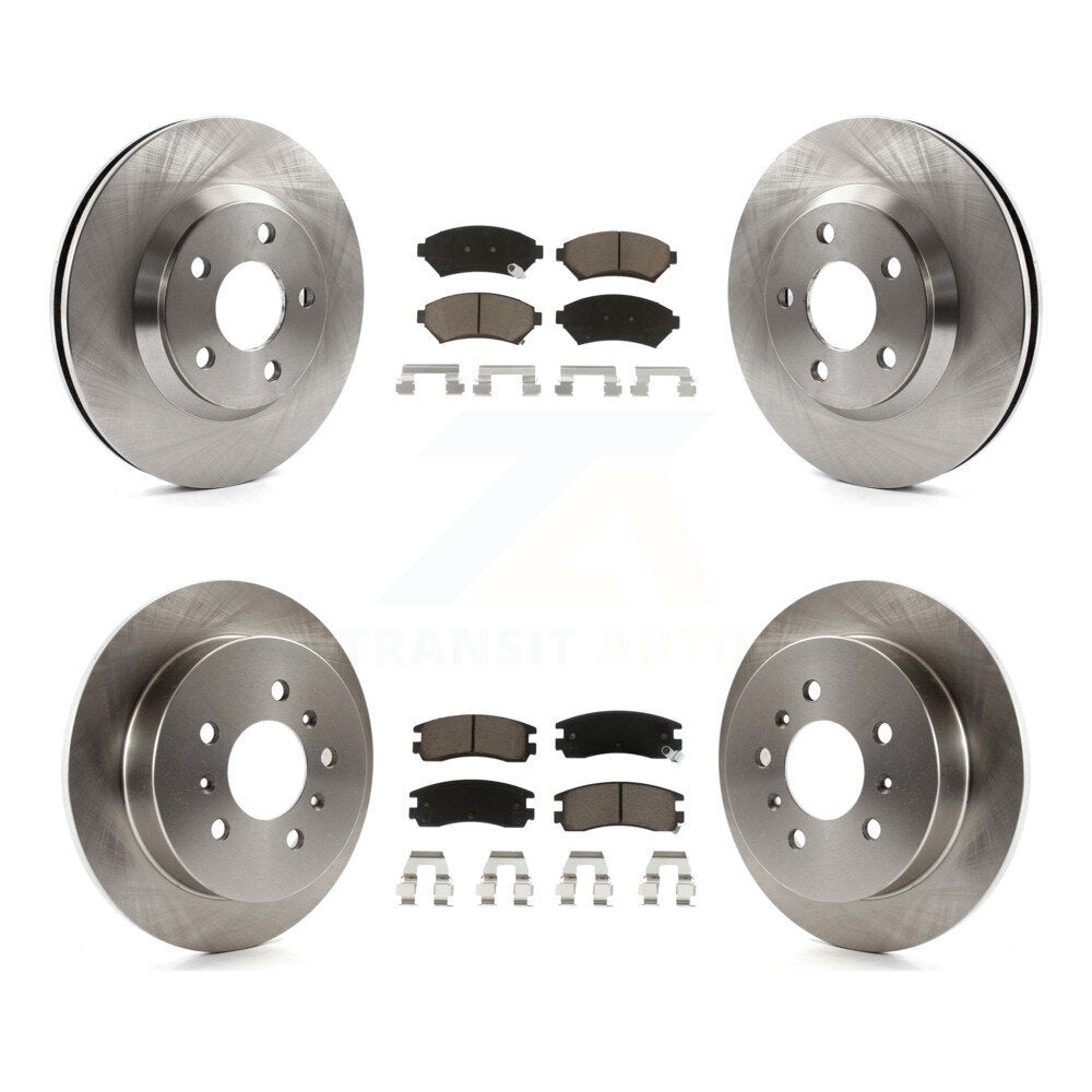 [Avant + Arrière] Kit de Disque et plaquette (céramique) de frein pour 2005 Chevrolet Impala Monte Carlo From Chassis/VIN #59143076 K8C-100859