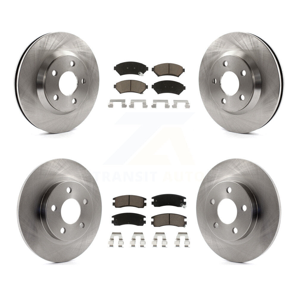 [Avant + Arrière] Kit de Disque et plaquette (céramique) de frein pour 2005 Cadillac DeVille Buick Park Avenue K8C-100860