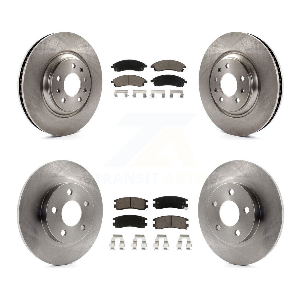 [Avant + Arrière] Kit de Disque et plaquette (céramique) de frein pour 2004 Pontiac Bonneville GXP K8C-100861