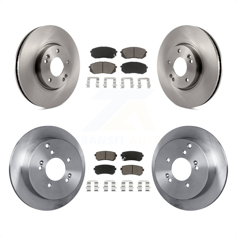 [Avant + Arrière] Kit de Disque et plaquette (céramique) de frein pour Hyundai Tucson Kia Sportage K8C-100863 par Transit Auto