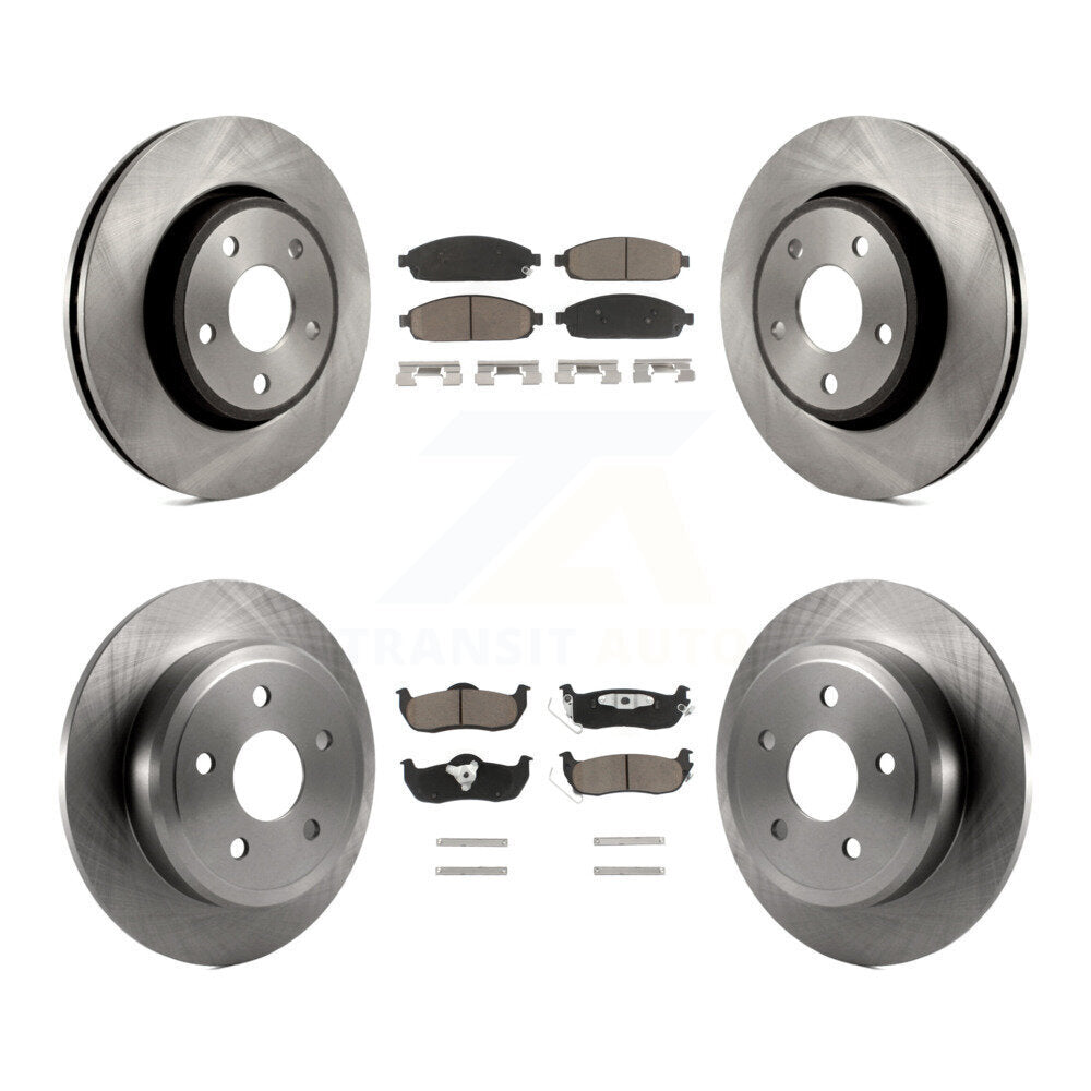 [Avant + Arrière] Kit de Disque et plaquette (céramique) de frein pour Jeep Grand Cherokee Commander K8C-100864