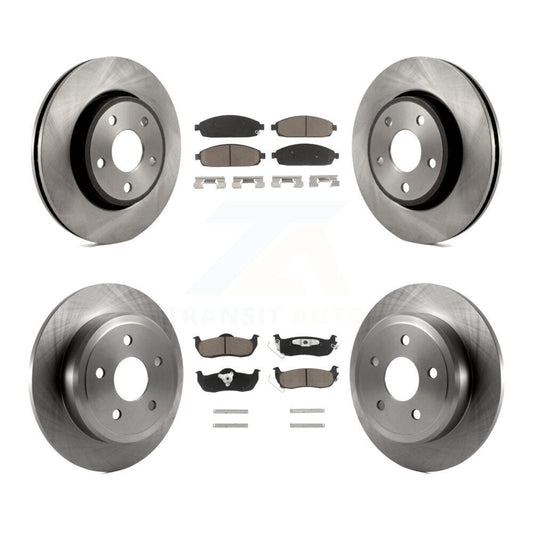 [Avant + Arrière] Kit de Disque et plaquette (céramique) de frein pour Jeep Grand Cherokee Commander K8C-100864