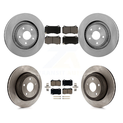 [Avant + Arrière] Kit de Disque et plaquette (céramique) de frein pour 2006-2010 Jeep Grand Cherokee SRT8 K8C-100865