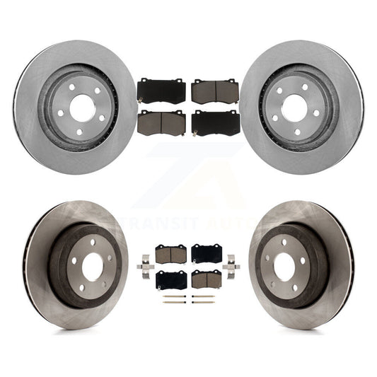 [Avant + Arrière] Kit de Disque et plaquette (céramique) de frein pour 2006-2010 Jeep Grand Cherokee SRT8 K8C-100865