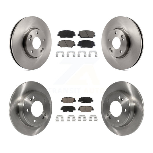 [Avant + Arrière] Kit de Disque et plaquette (céramique) de frein pour Hyundai Veloster Kia Forte Koup K8C-100868