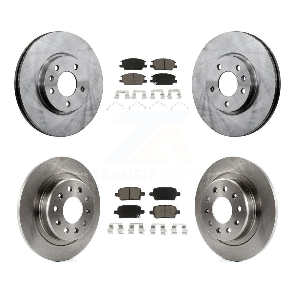 [Avant + Arrière] Kit de Disque et plaquette (céramique) de frein pour Chevrolet Equinox Malibu GMC Terrain Buick LaCrosse K8C-100870