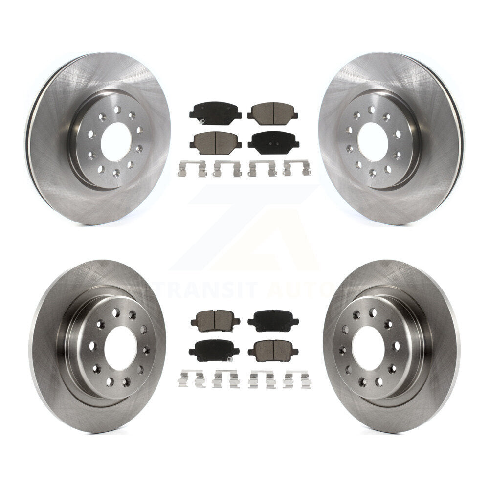 [Avant + Arrière] Kit de Disque et plaquette (céramique) de frein pour Chevrolet Equinox GMC Terrain Buick LaCrosse K8C-100871