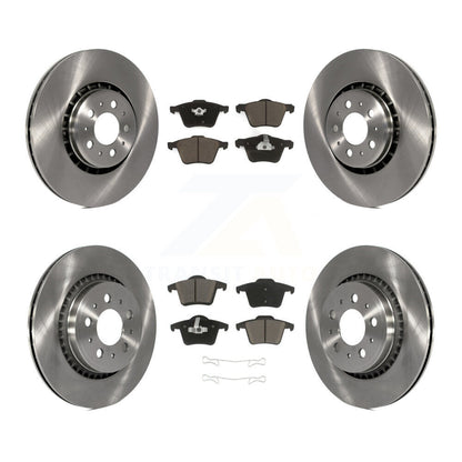 [Avant + Arrière] Kit de Disque et plaquette (céramique) de frein pour 2003-2014 Volvo XC90 avec 336mm Diameter Rotor K8C-100873