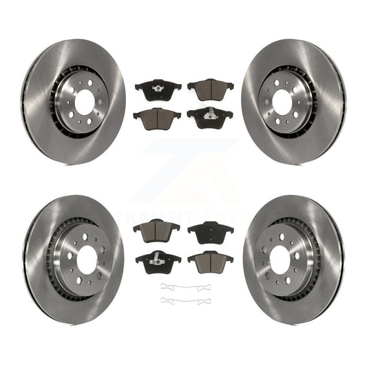 [Avant + Arrière] Kit de Disque et plaquette (céramique) de frein pour 2003-2014 Volvo XC90 avec 336mm Diameter Rotor K8C-100873